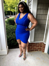 Load image into Gallery viewer, Business Blues Dress - Aronda Company