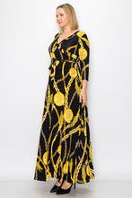 Load image into Gallery viewer, Black Chainz Maxi Dress
