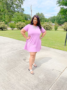 Mauve Swing Dress